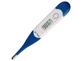 Dr Trust (USA) Waterproof Flexible Tip Digital Thermometer (White